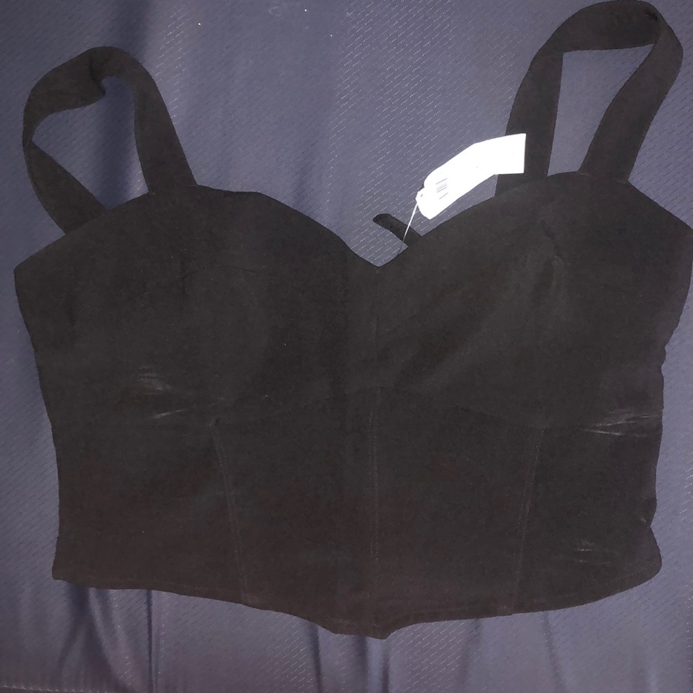 Abercrombie corset top black